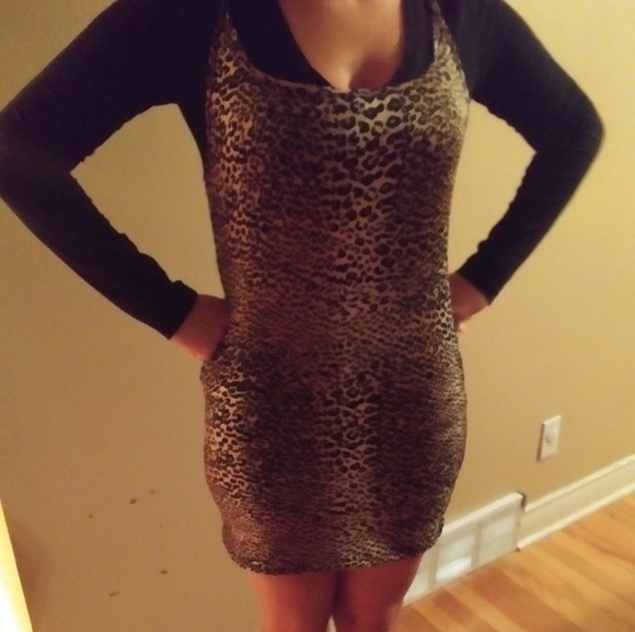 Leopard Print Dress - Picture 3 of 3